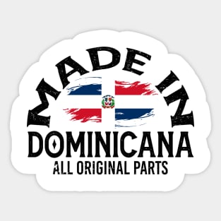 Born in Dominican Republic Sticker